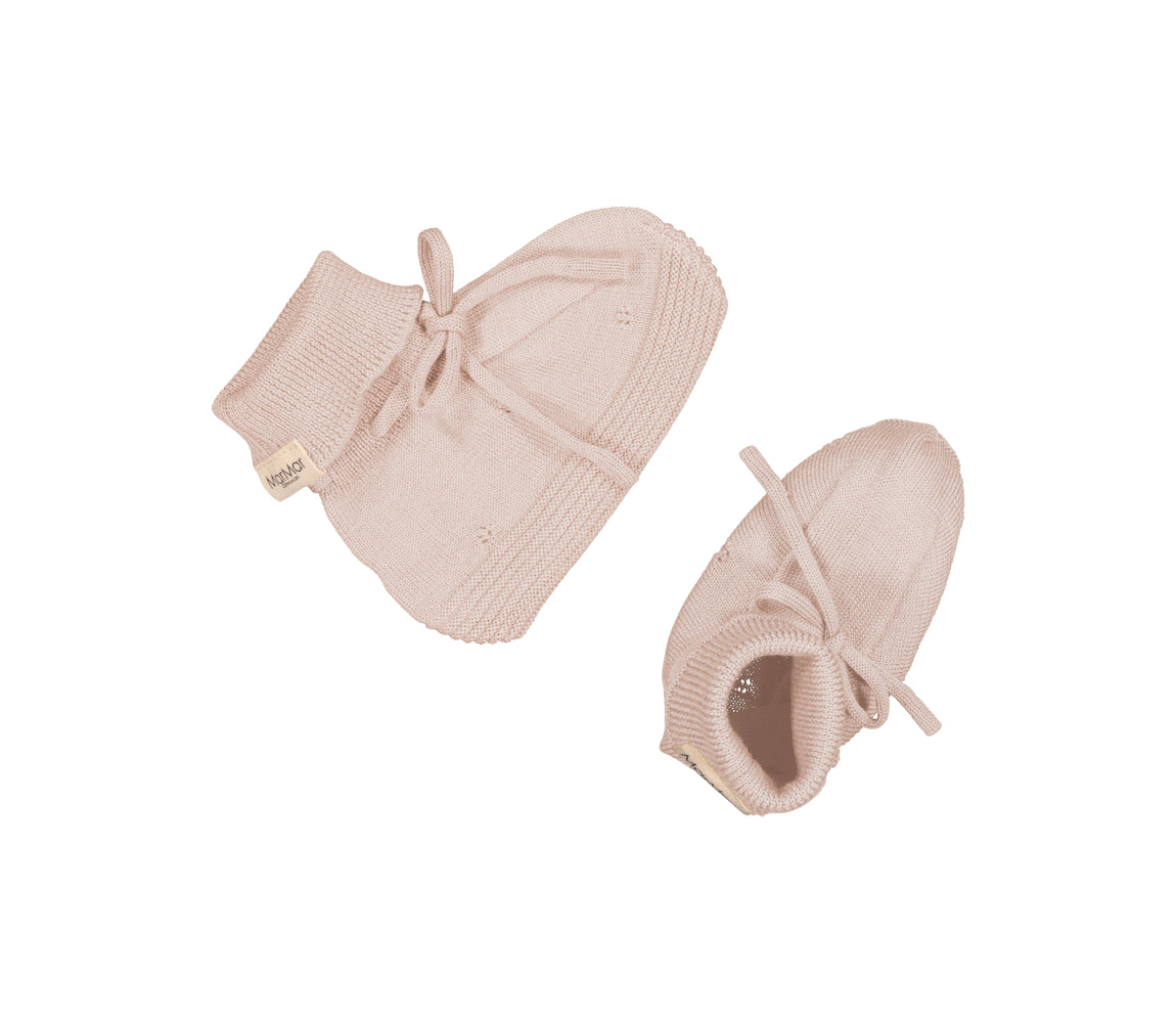 BABY-BOOTIES | MERINO | cream taupe