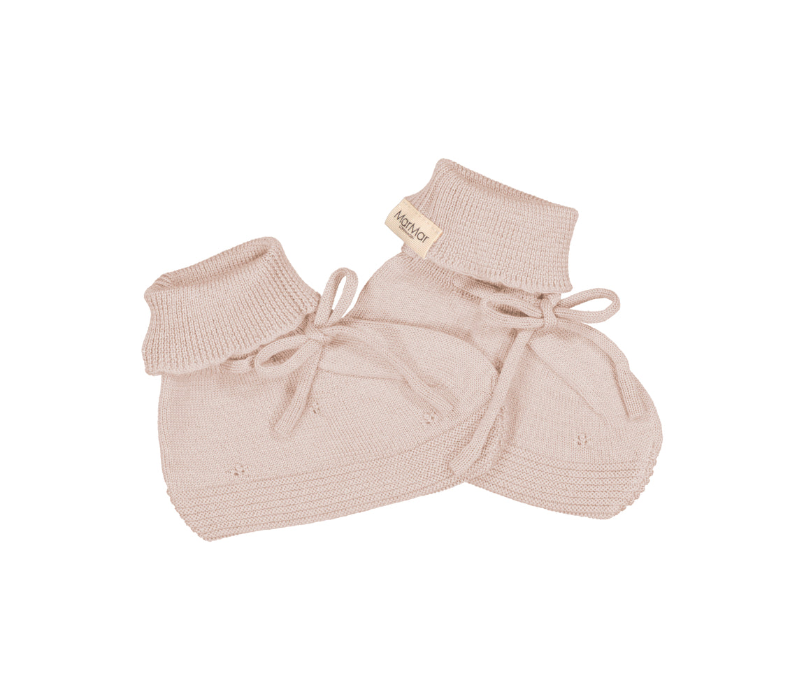 BABY-BOOTIES | MERINO | cream taupe