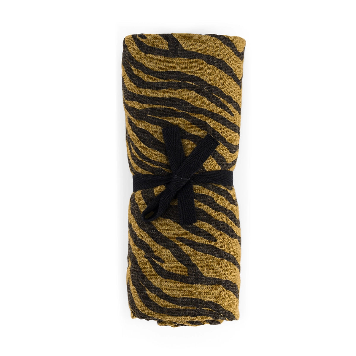 SWADDLE AUS MUSSELIN | olive zebra