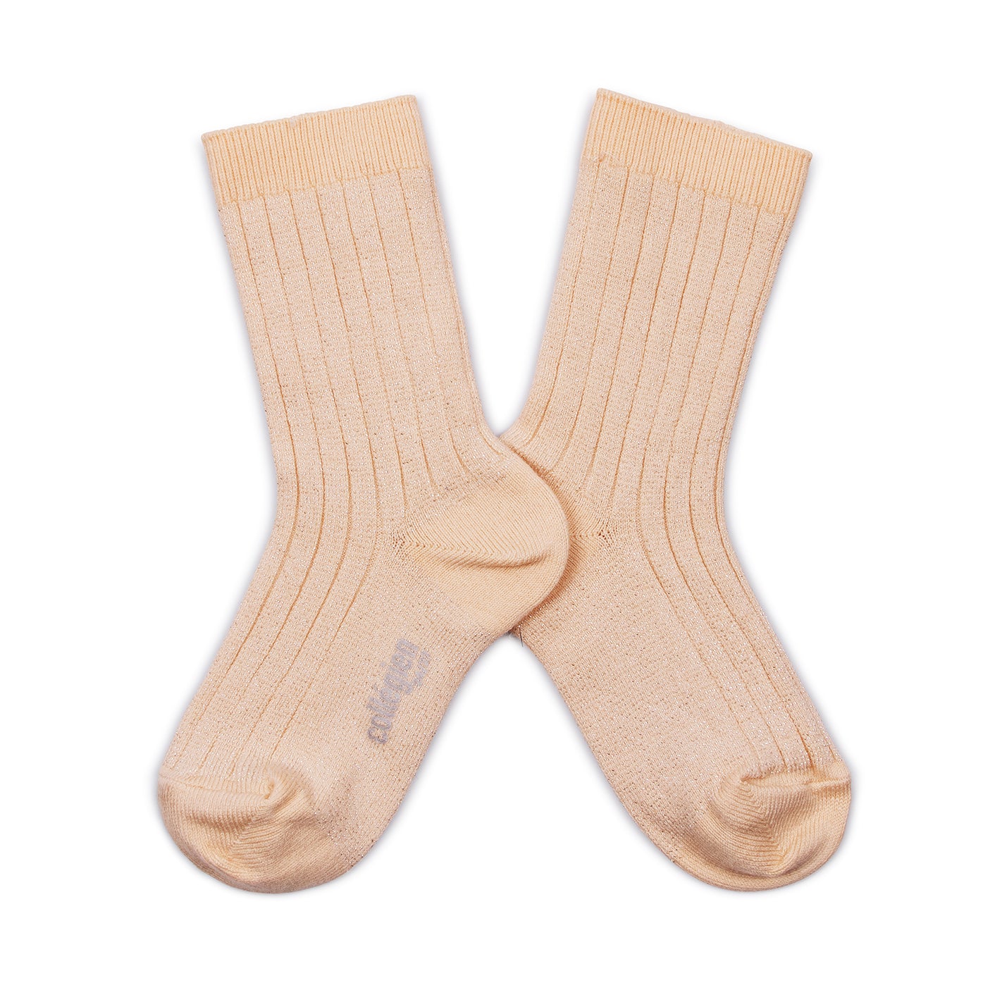 KINDERSOCKEN | GLITZER-RIPP | sorbet