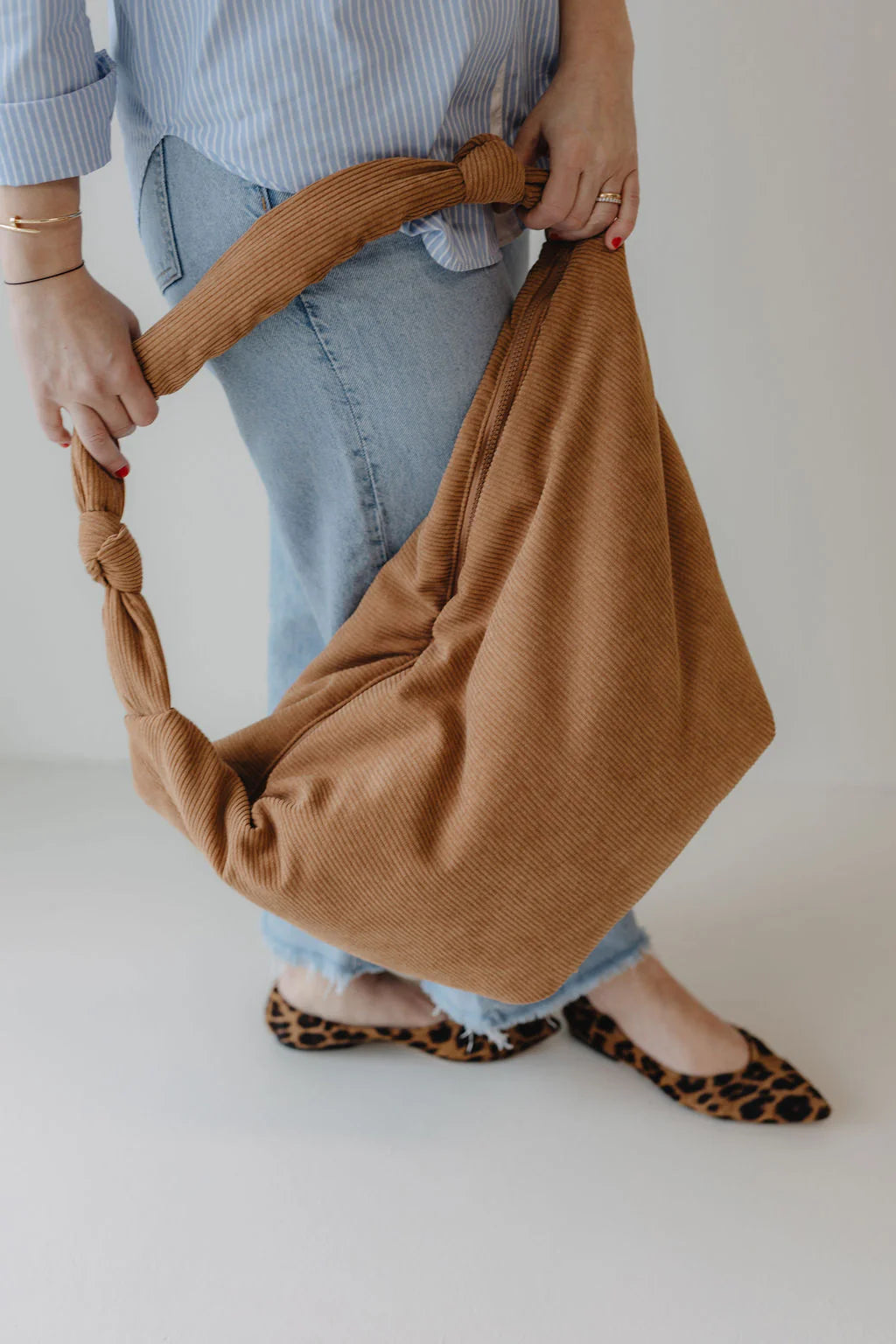 MOM BAG | LUKKILY BAG #1 | cord cognac