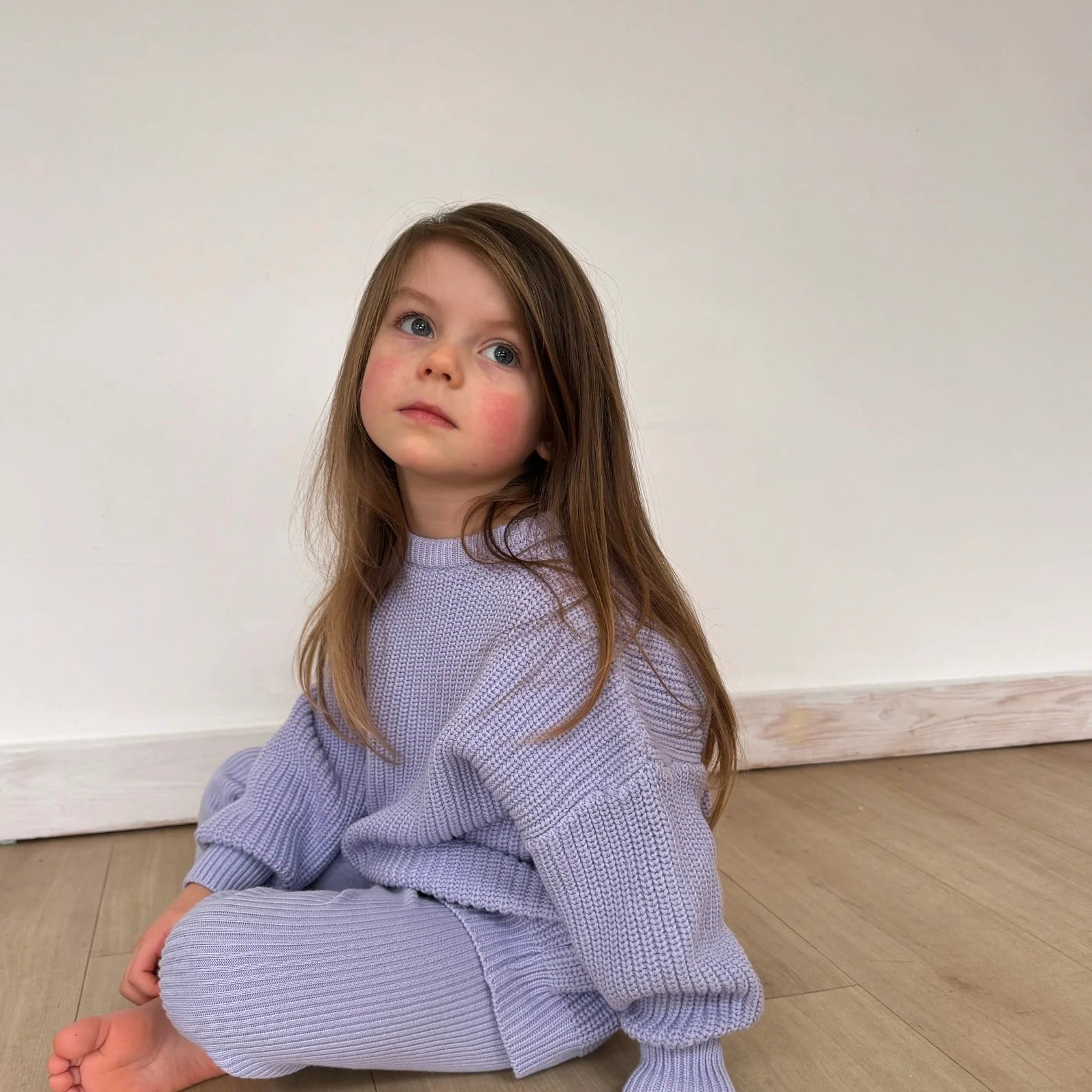 STRICK-PULLOVER | lila