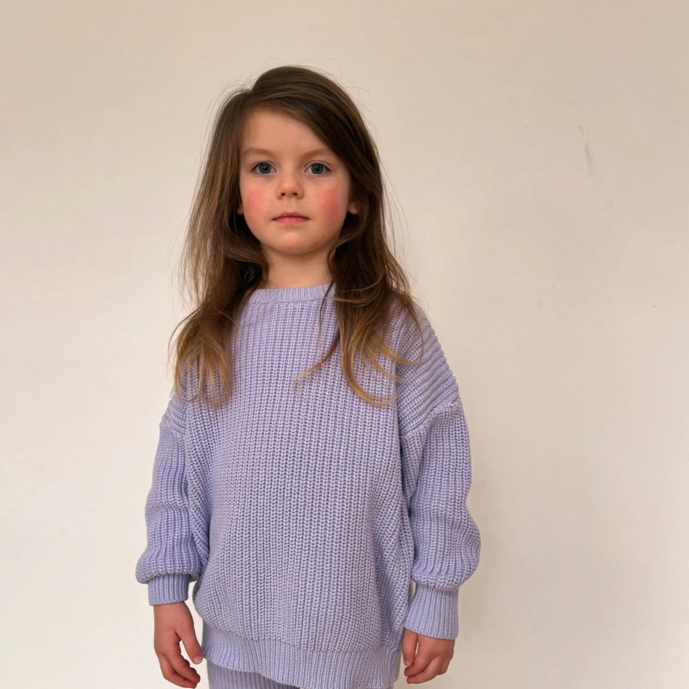 STRICK-PULLOVER | lila