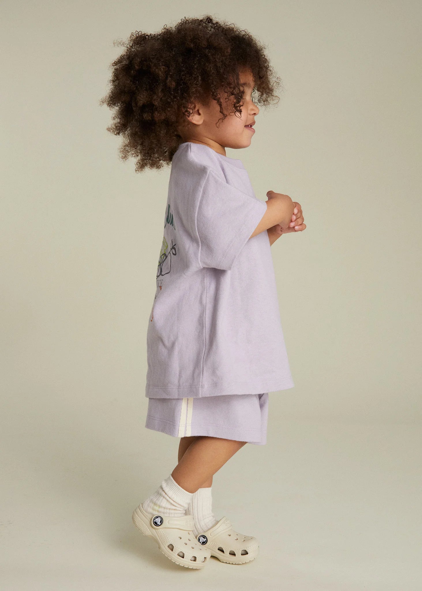 OVERSIZED KIDS T-SHIRT MIT PRINT