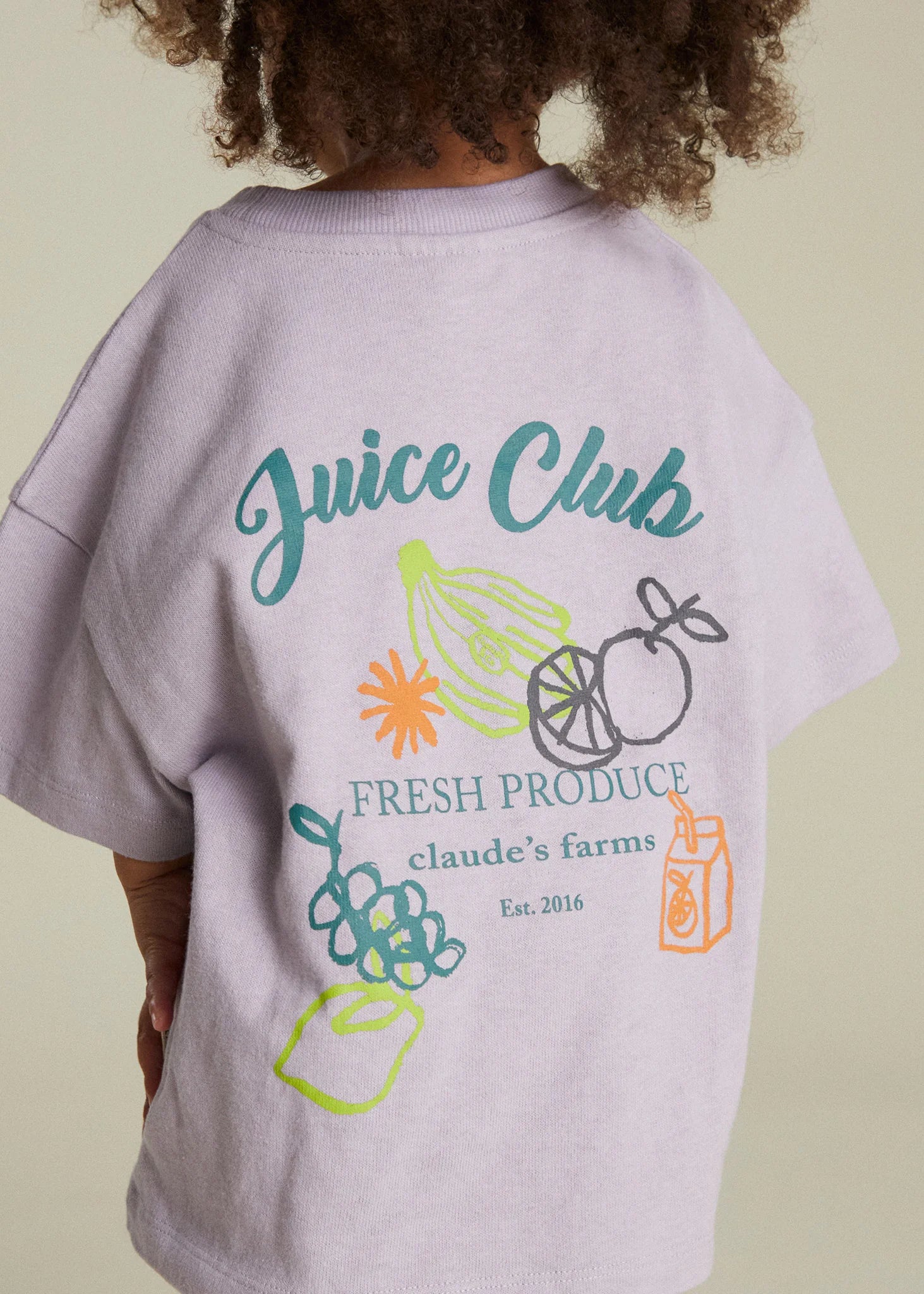 OVERSIZED KIDS T-SHIRT MIT PRINT