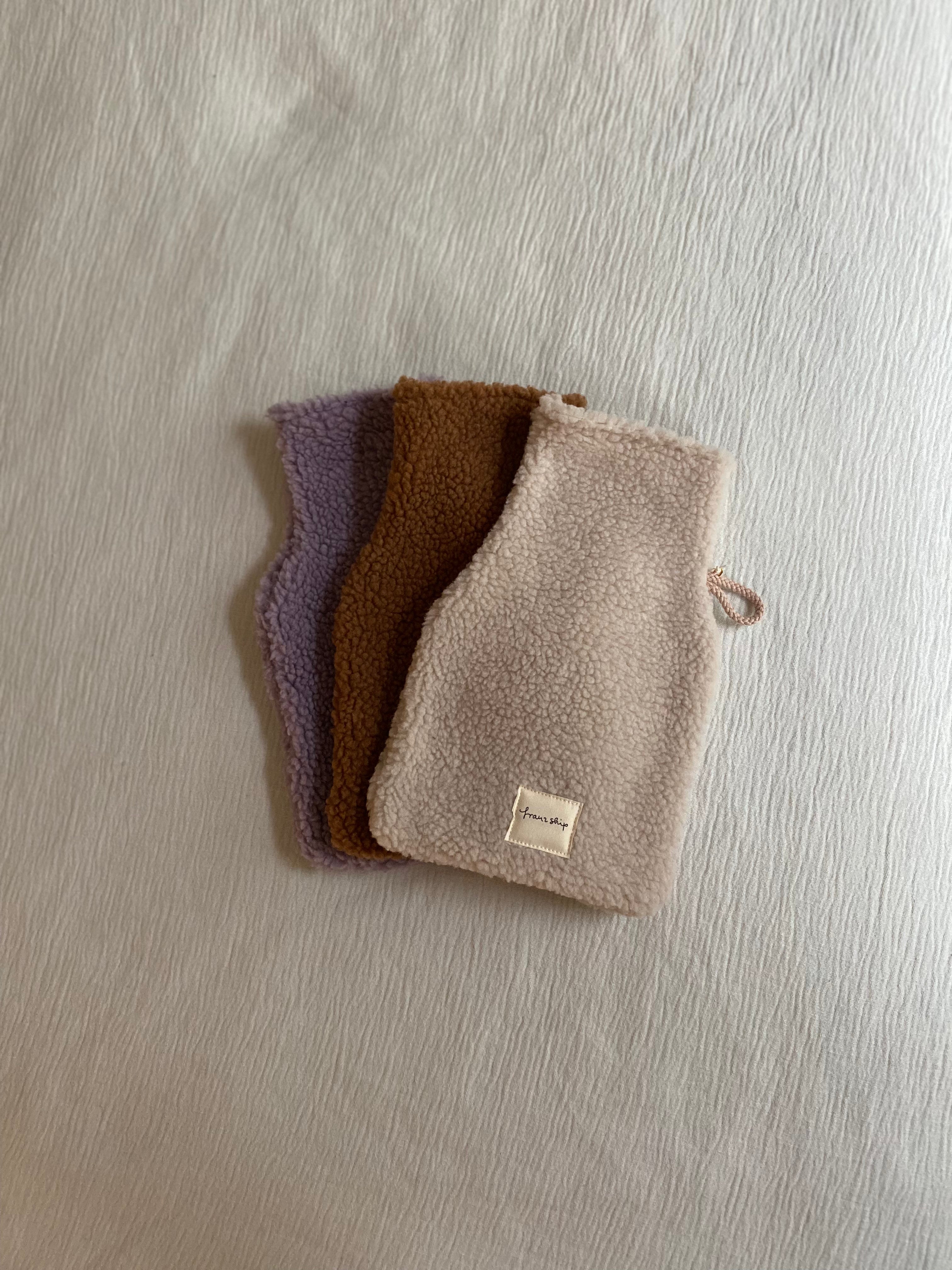 WÄRMFLASCHENÜBERZUG KLEIN | TEDDY | verschiedene Farben