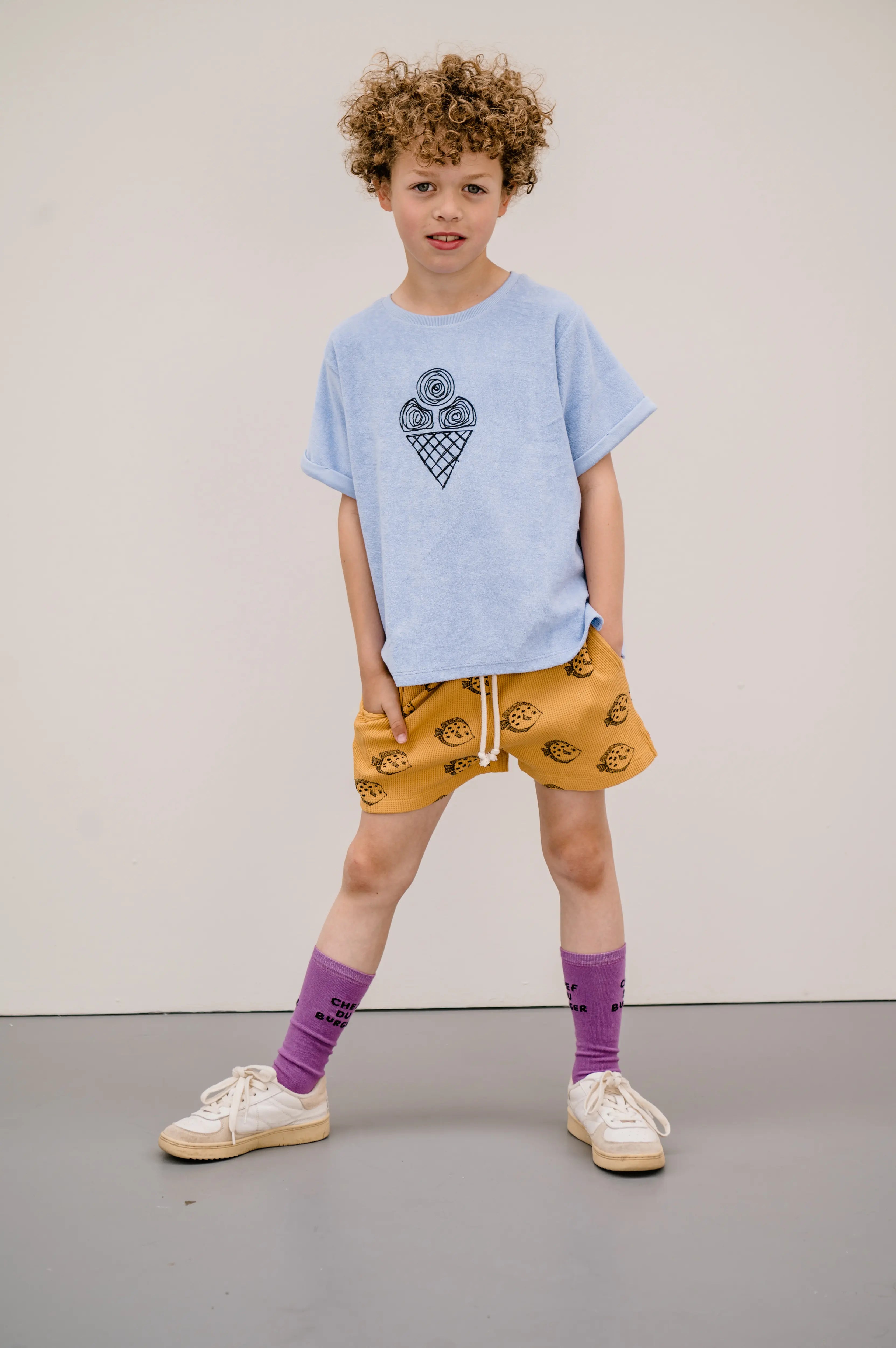 T-SHIRT AUS TERRY |