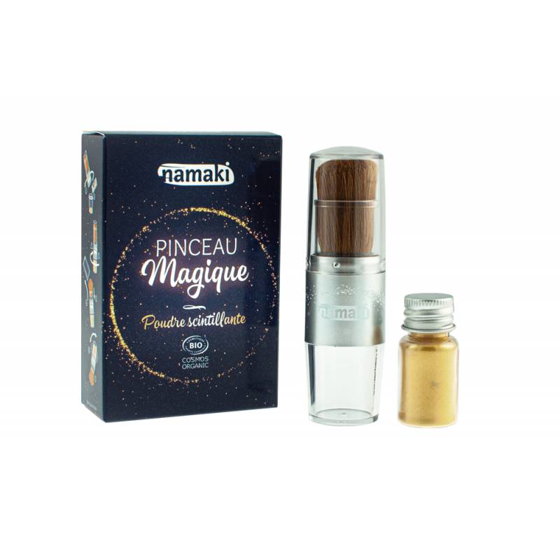 SPARKLING POWDER | SET MIT PINSEL | gold