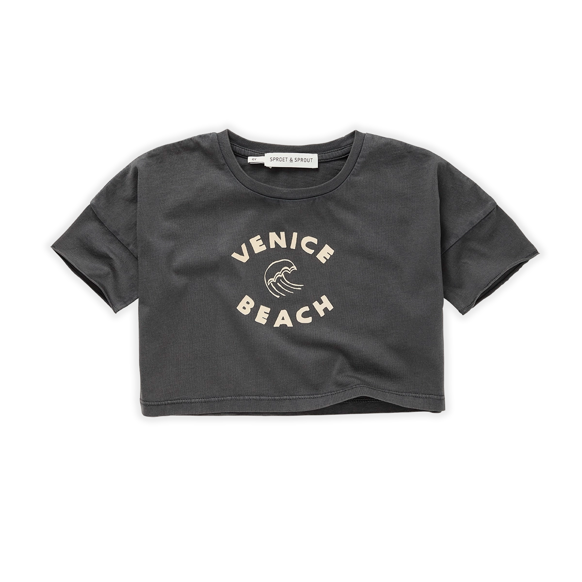 CROPPED TOP I VENICE BEACH | dunkelgrau