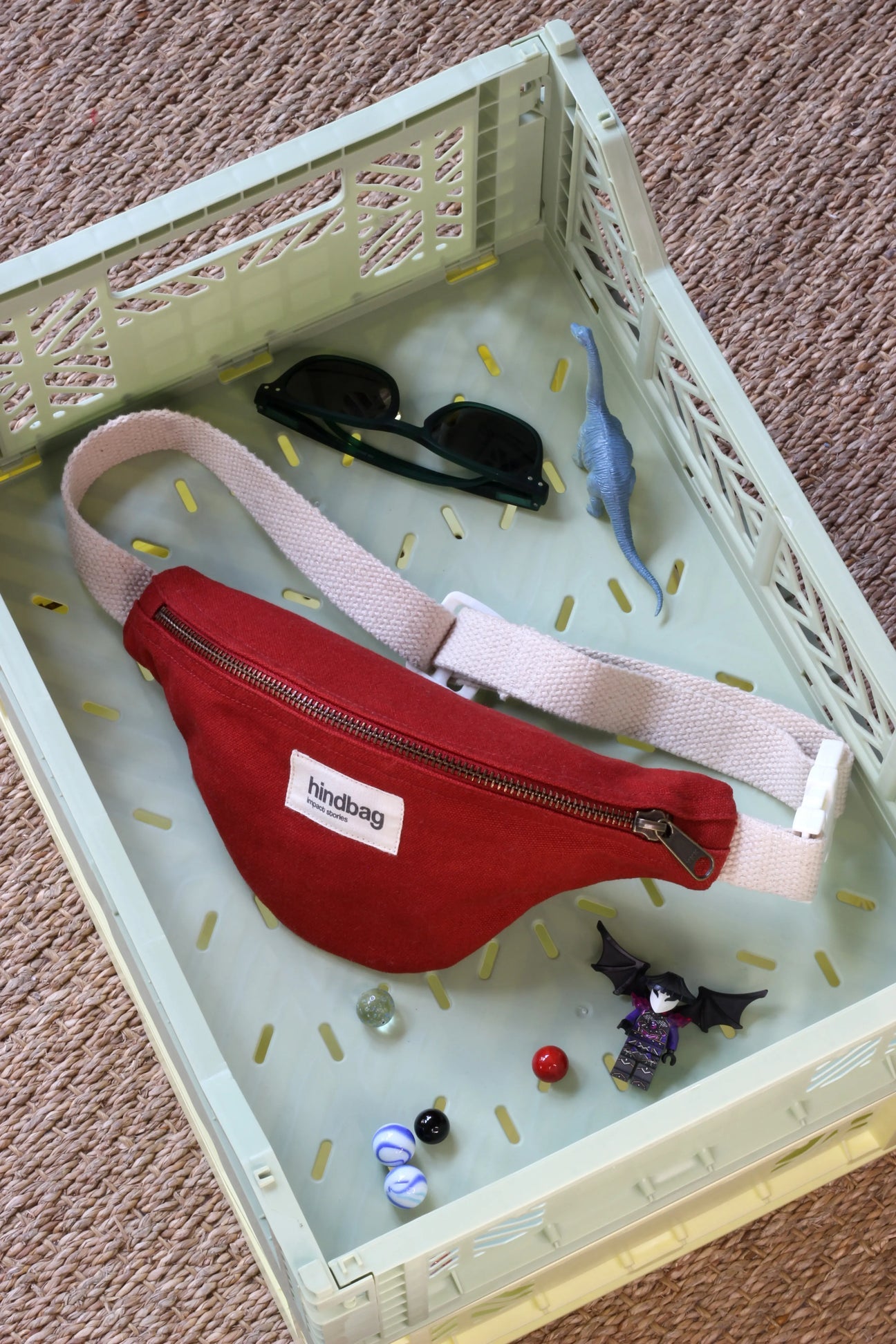 HIP BAG KIDS | AUGUSTIN | deep red