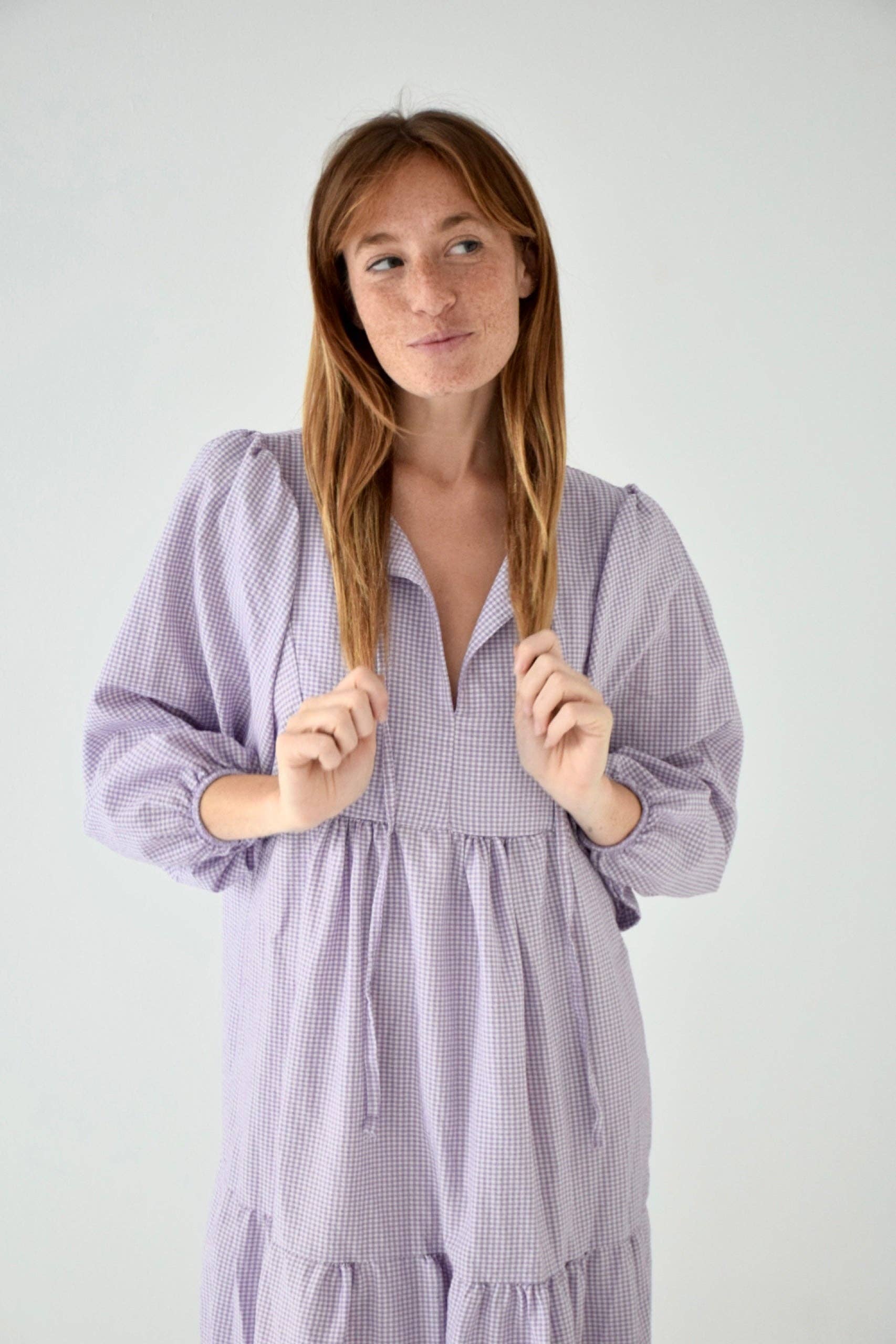 Kleid Gabriela Violett: S
