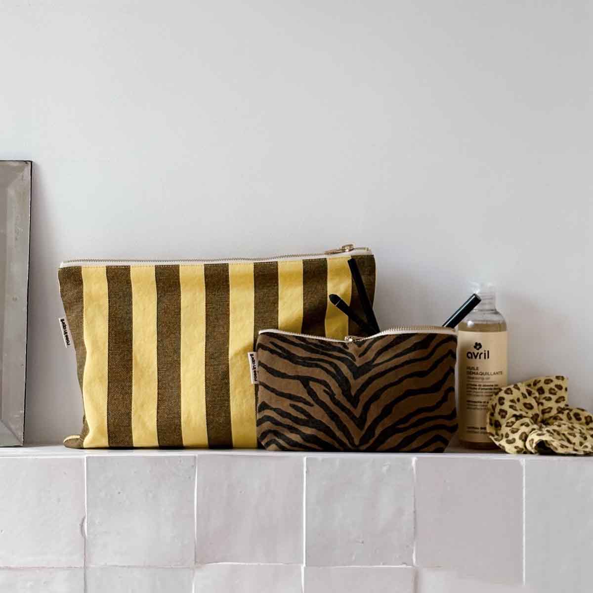 SCRUNCHIE | mini | lemon leopard