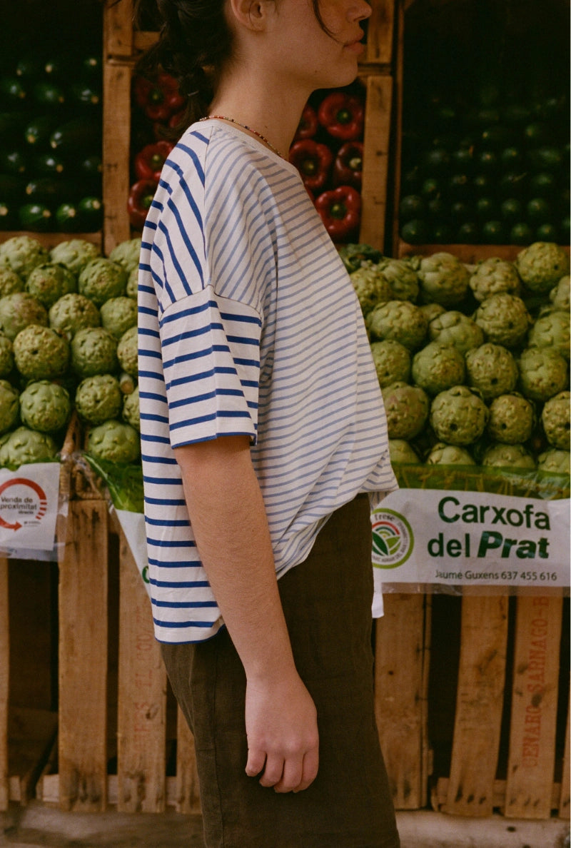 T-SHIRT MIT STREIFEN