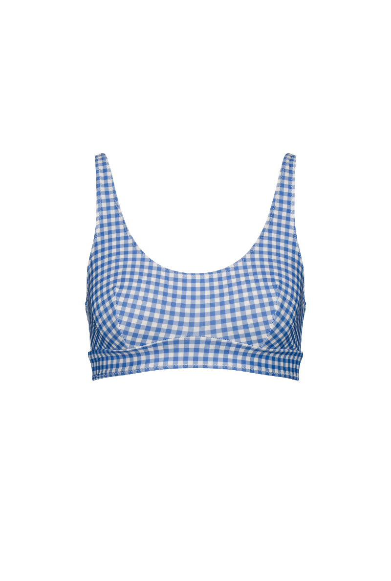 Bikini-Bralette „Mini-me“ für Erwachsene | Vichy-Muster