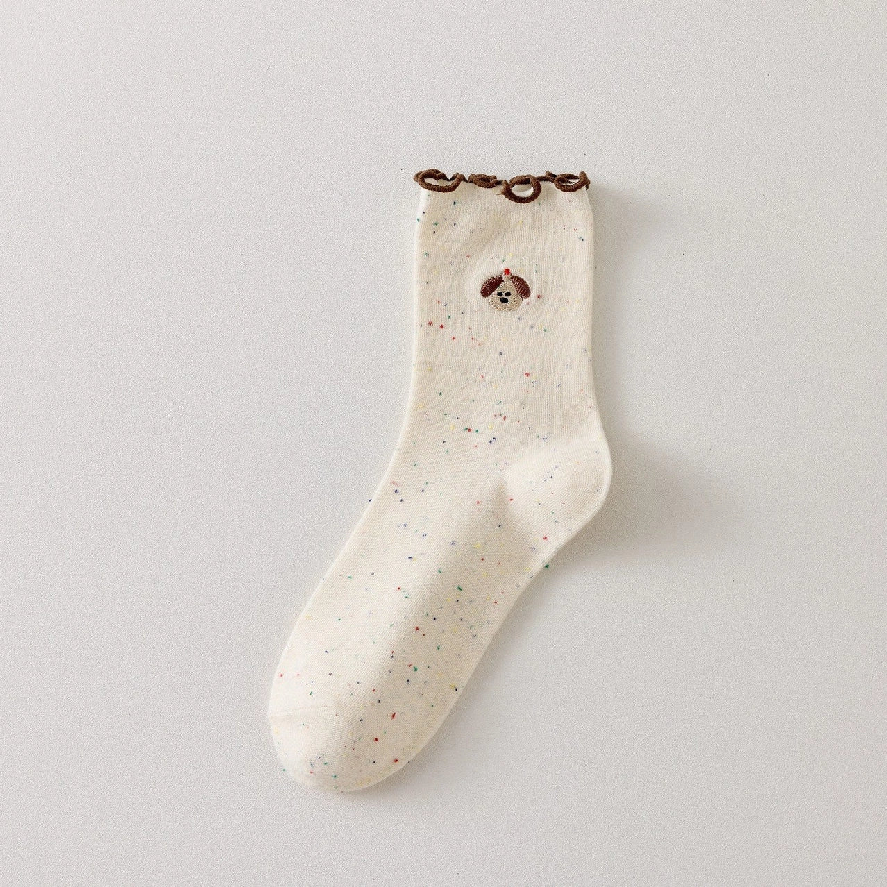 Socken mit Tierköpfen & Rüschen I 35-41