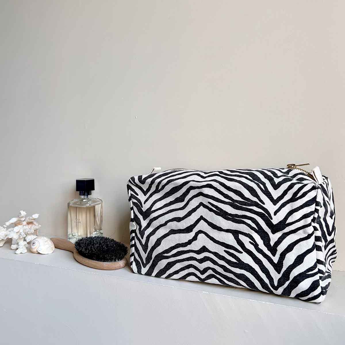 KULTURBEUTEL AUS CANVAS | zebra