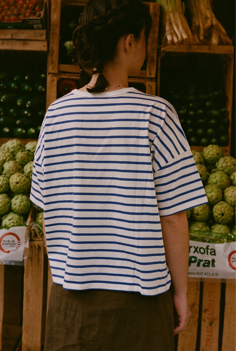 T-SHIRT MIT STREIFEN