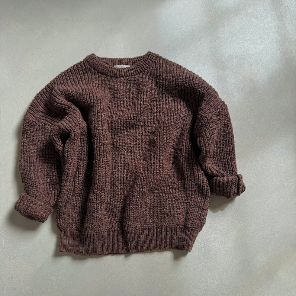 STRICK-PULLOVER | cocoa