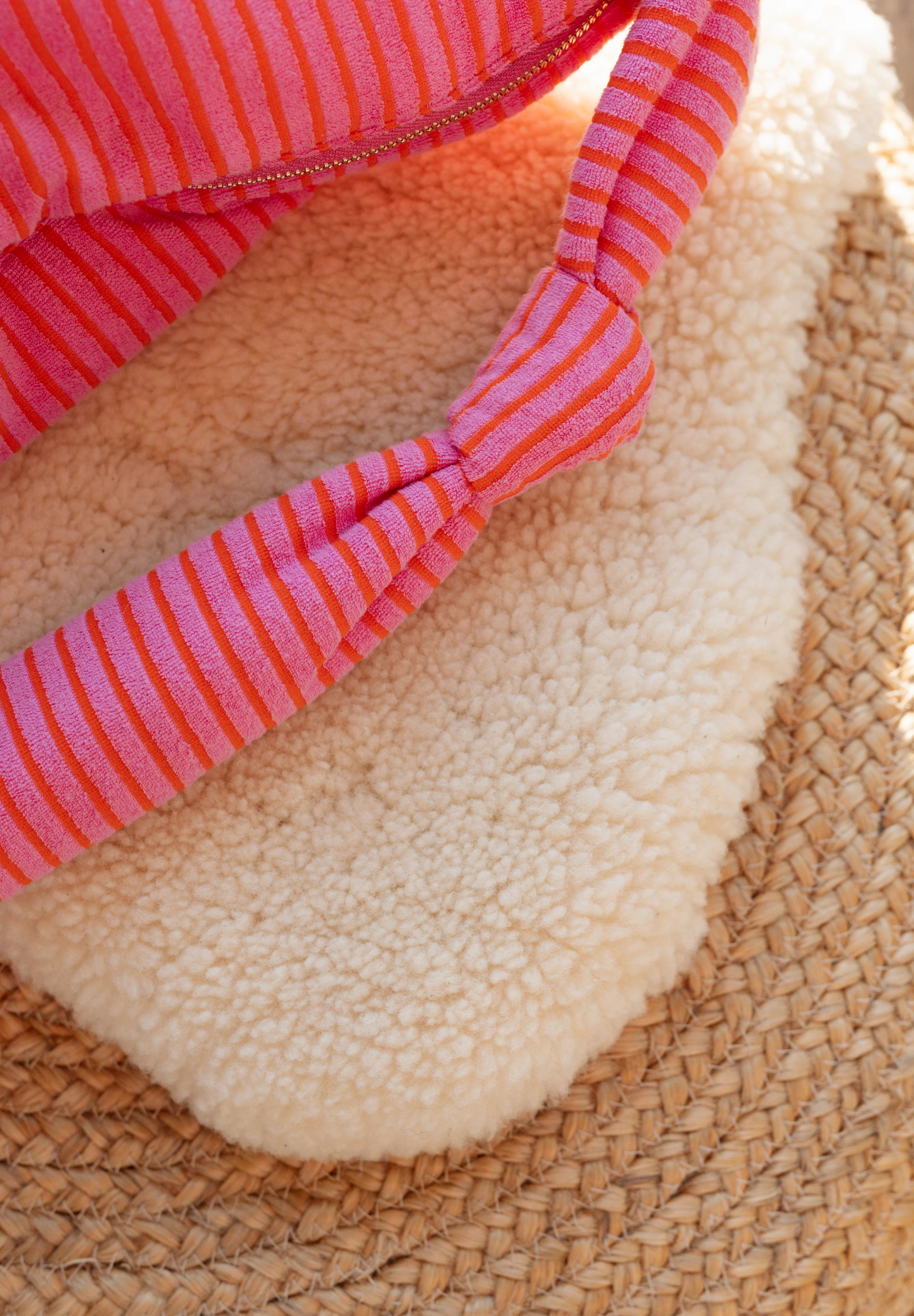 MOM BAG | LUKKILY BAG #1 | terry pink & orange