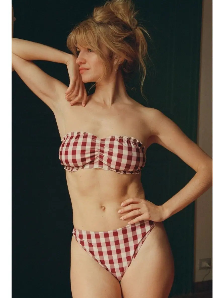 BIKINIHOSE | REBECCA | rosa vichy