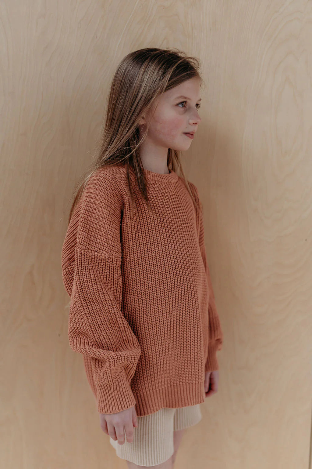 STRICK-PULLOVER | terracotta