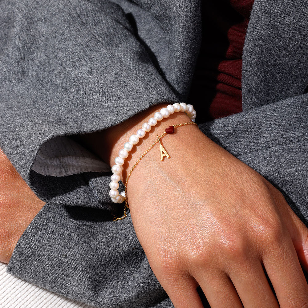 LITTLE BIG LOVE BRACELET | burgundy