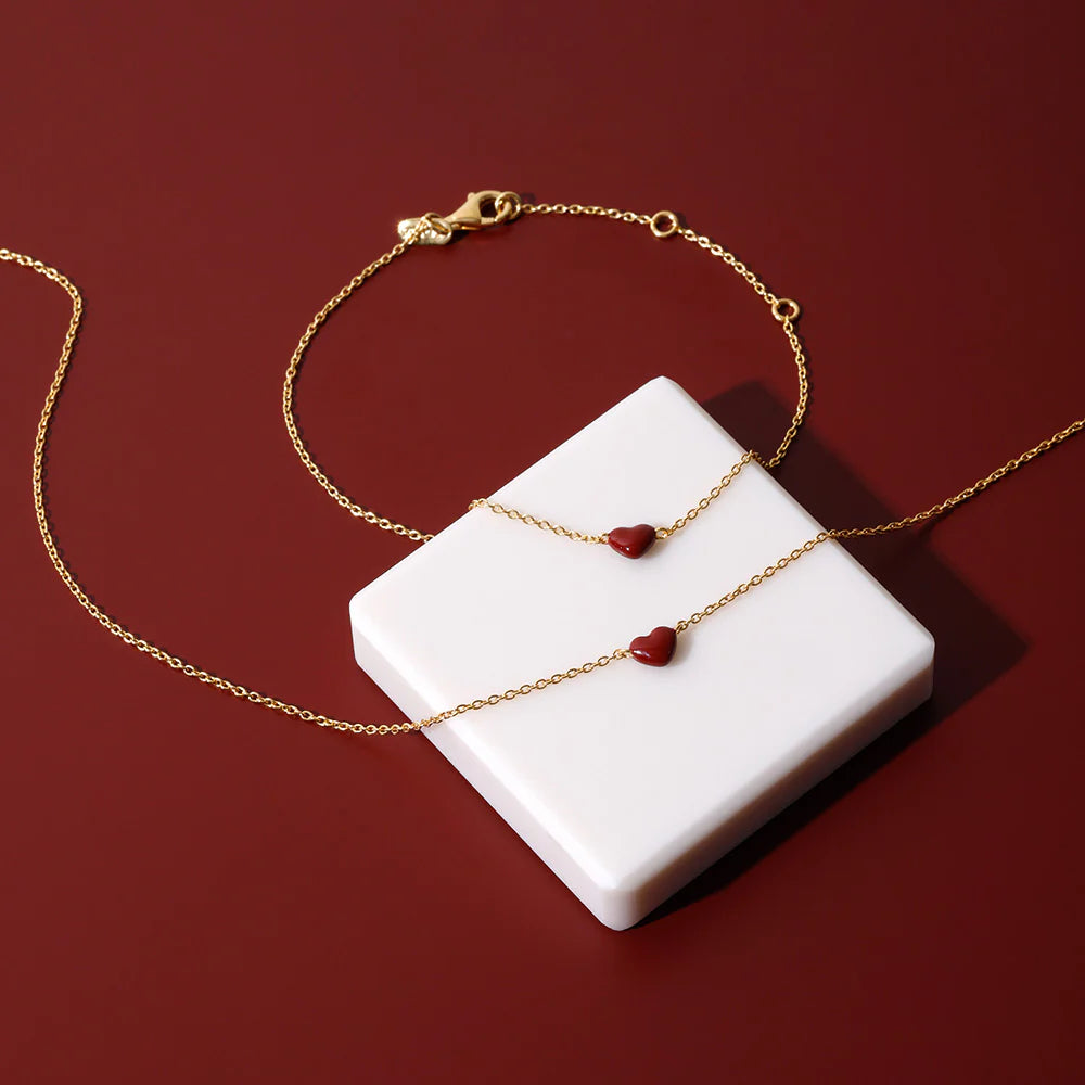 LITTLE BIG LOVE BRACELET | burgundy