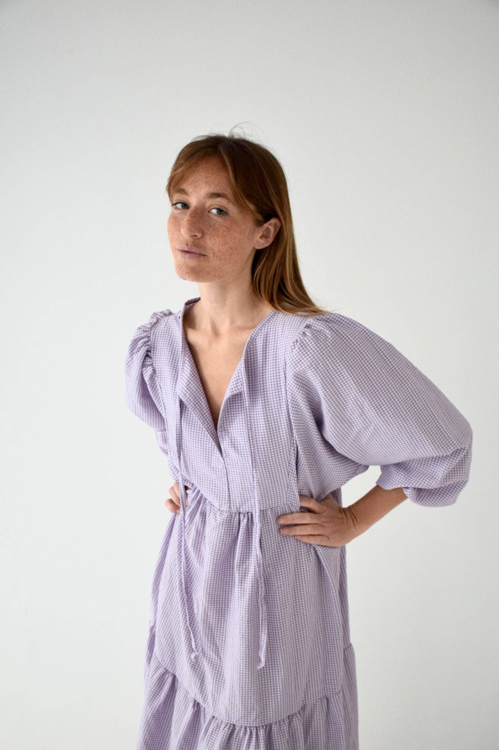 Kleid Gabriela Violett: S