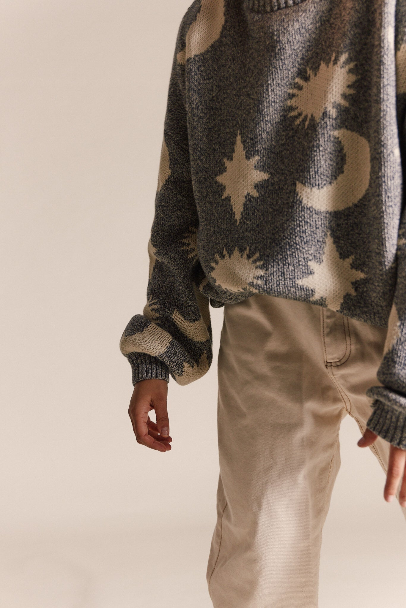 PULLOVER FÜR ERWACHSENE | MIT MOND UND STERNEN | midnight blue