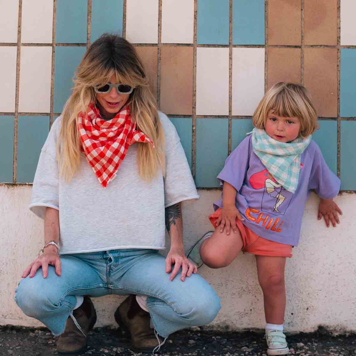 SWADDLE AUS MUSSELIN | vichy rot