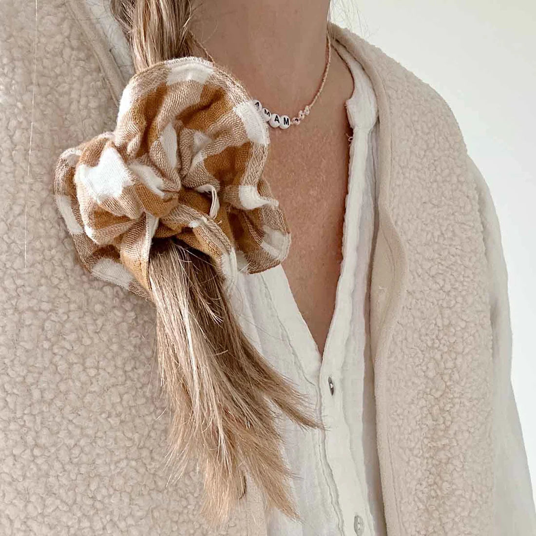 SCRUNCHIE | vichy caramel