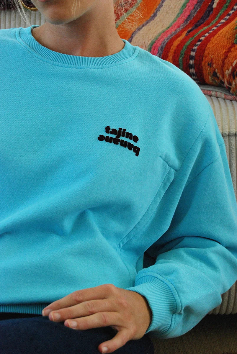 STILL-SWEATSHIRT | türkis