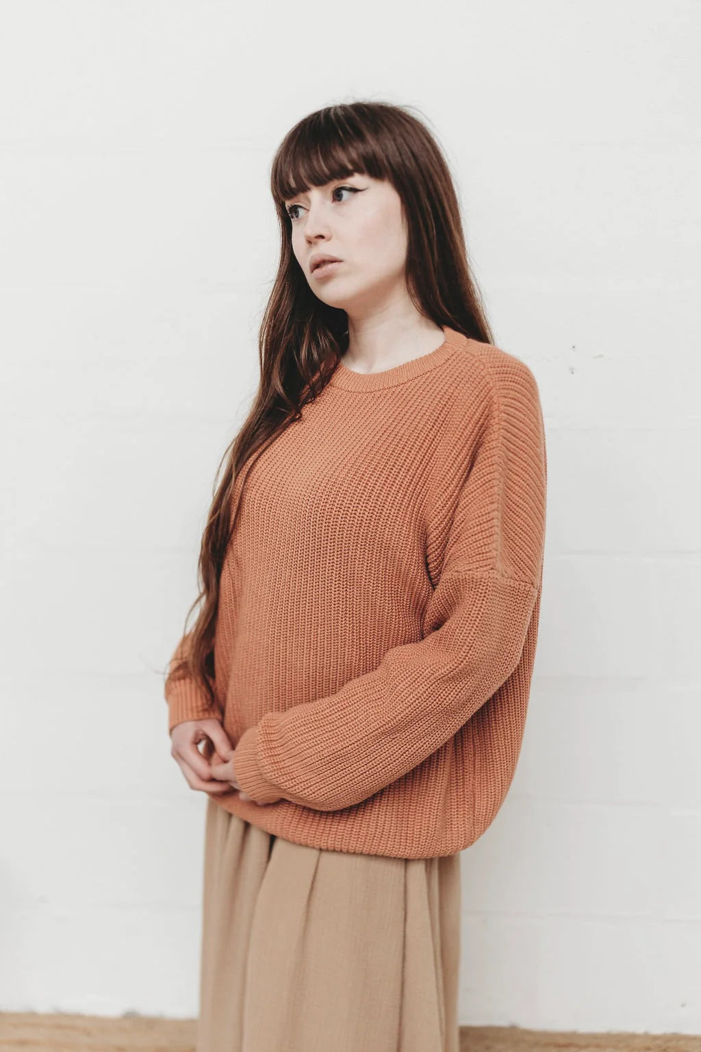 STRICK-PULLOVER | TERRACOTTA | MAMA