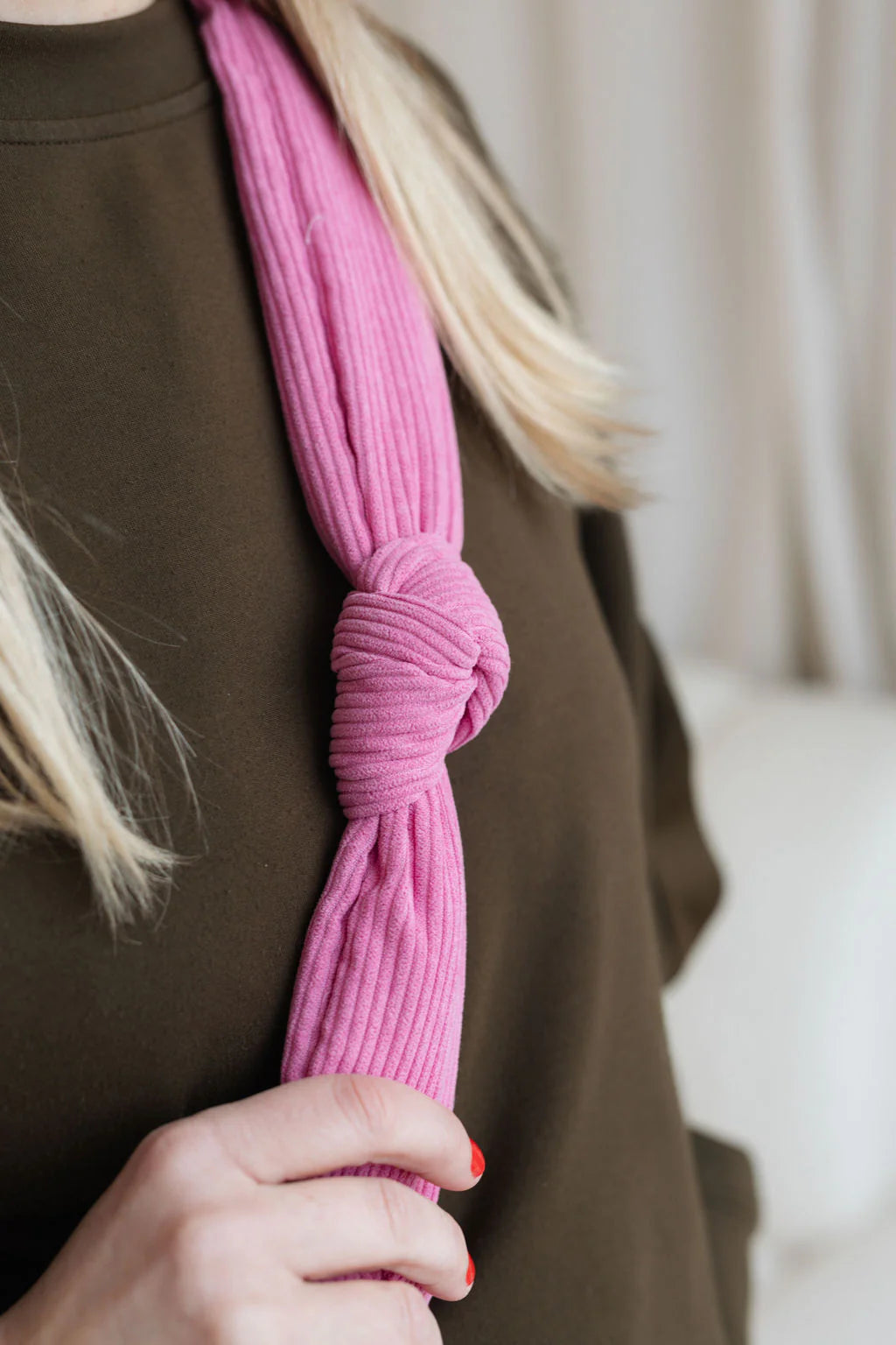 MOM BAG | LUKKILY BAG #1 | cord pink