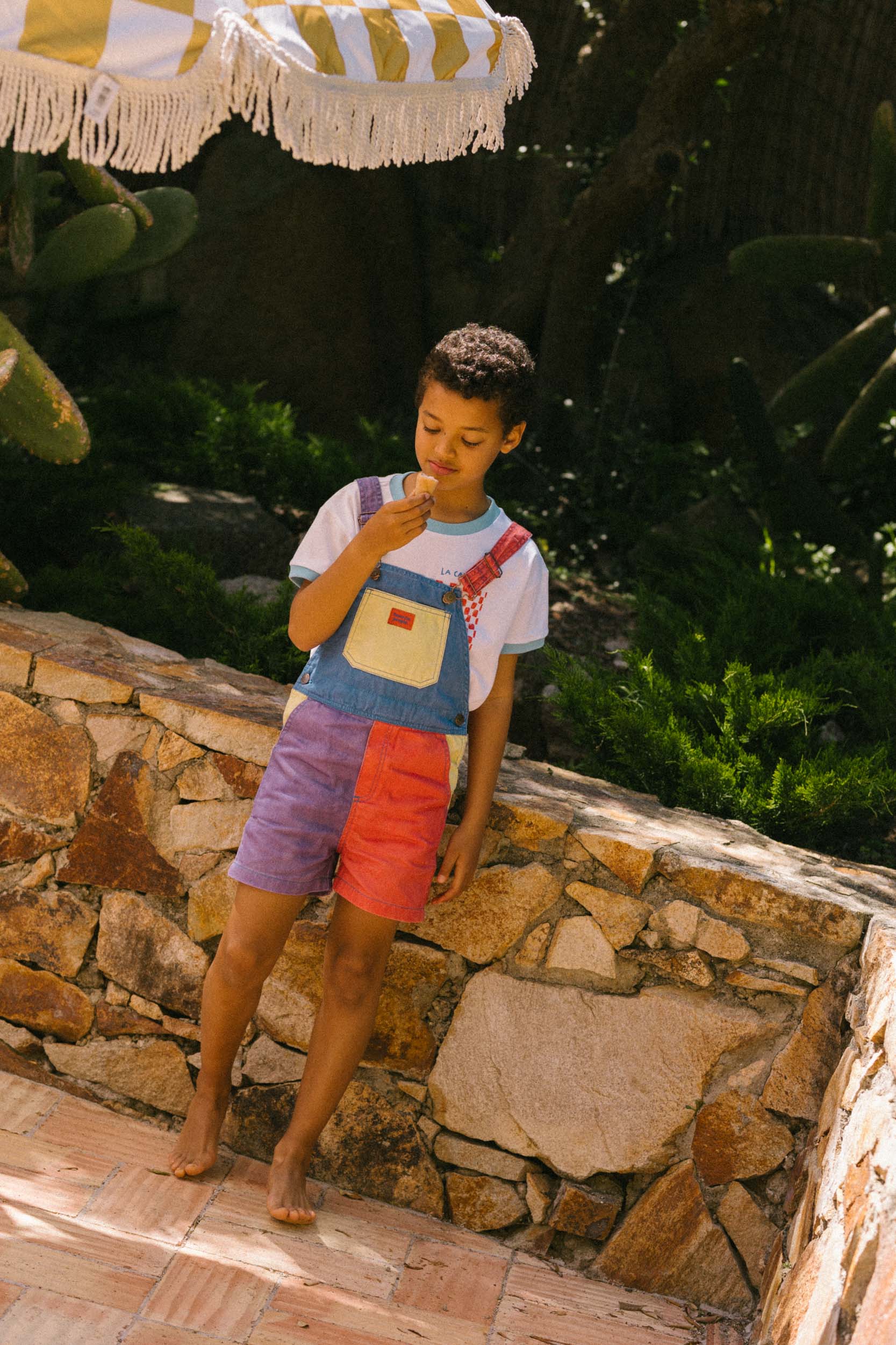 SHORT-LATZHOSE MOZZARELLA