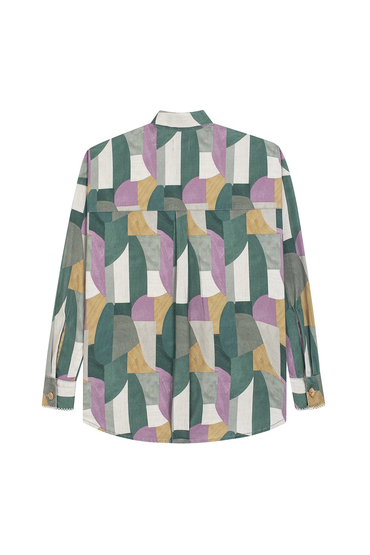 WEICHES HEMD | MAMA | geometrisch gemustert