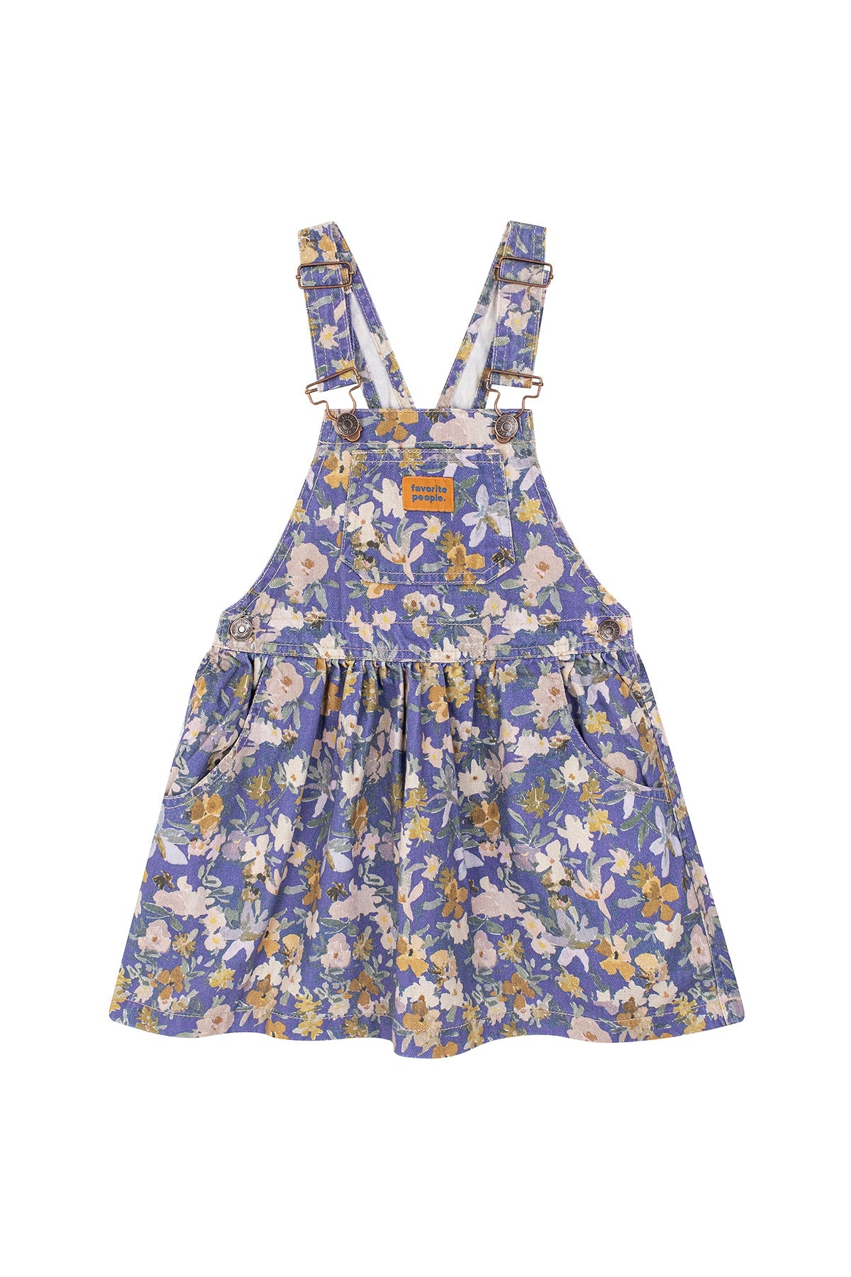 LATZKLEID MIT BLUMENMUSTER