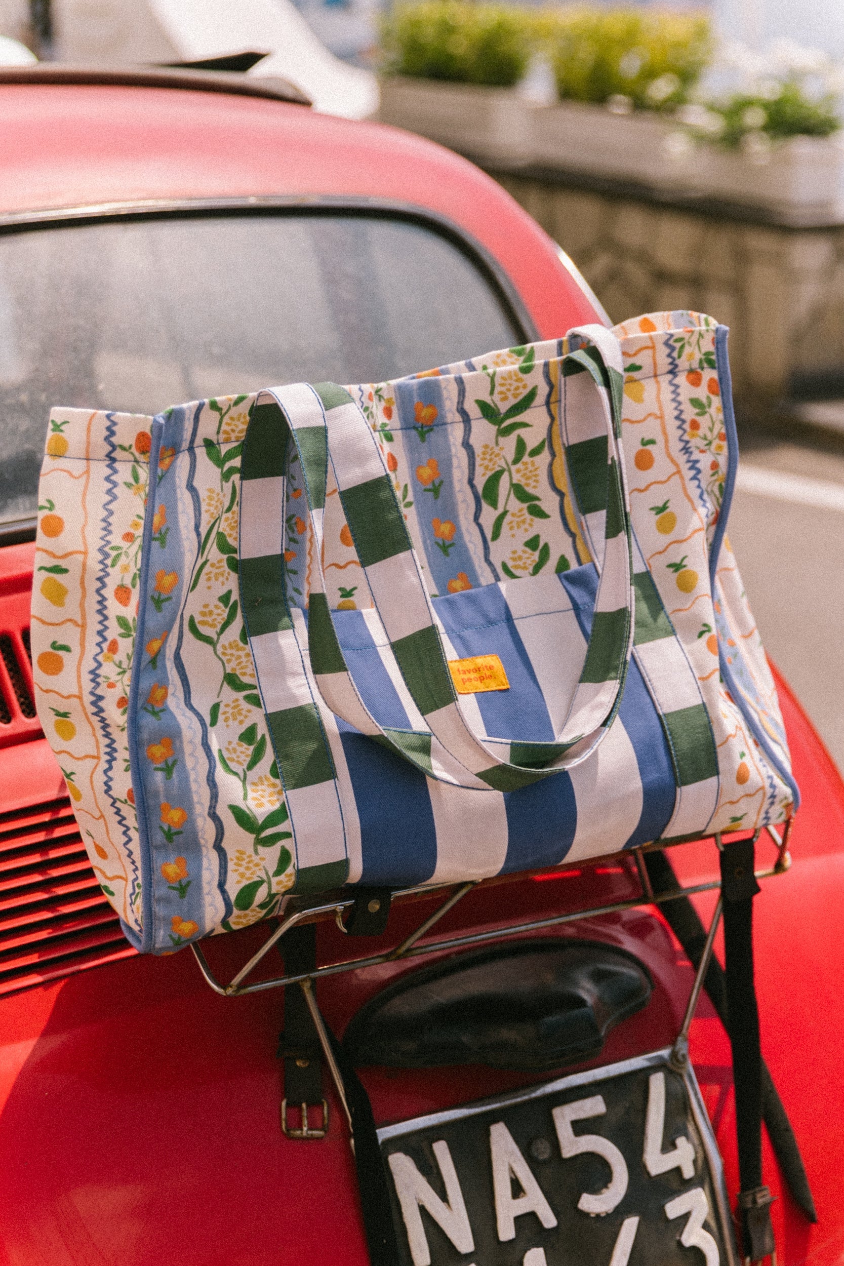 TOTE BAG | AMALFI | gemustert