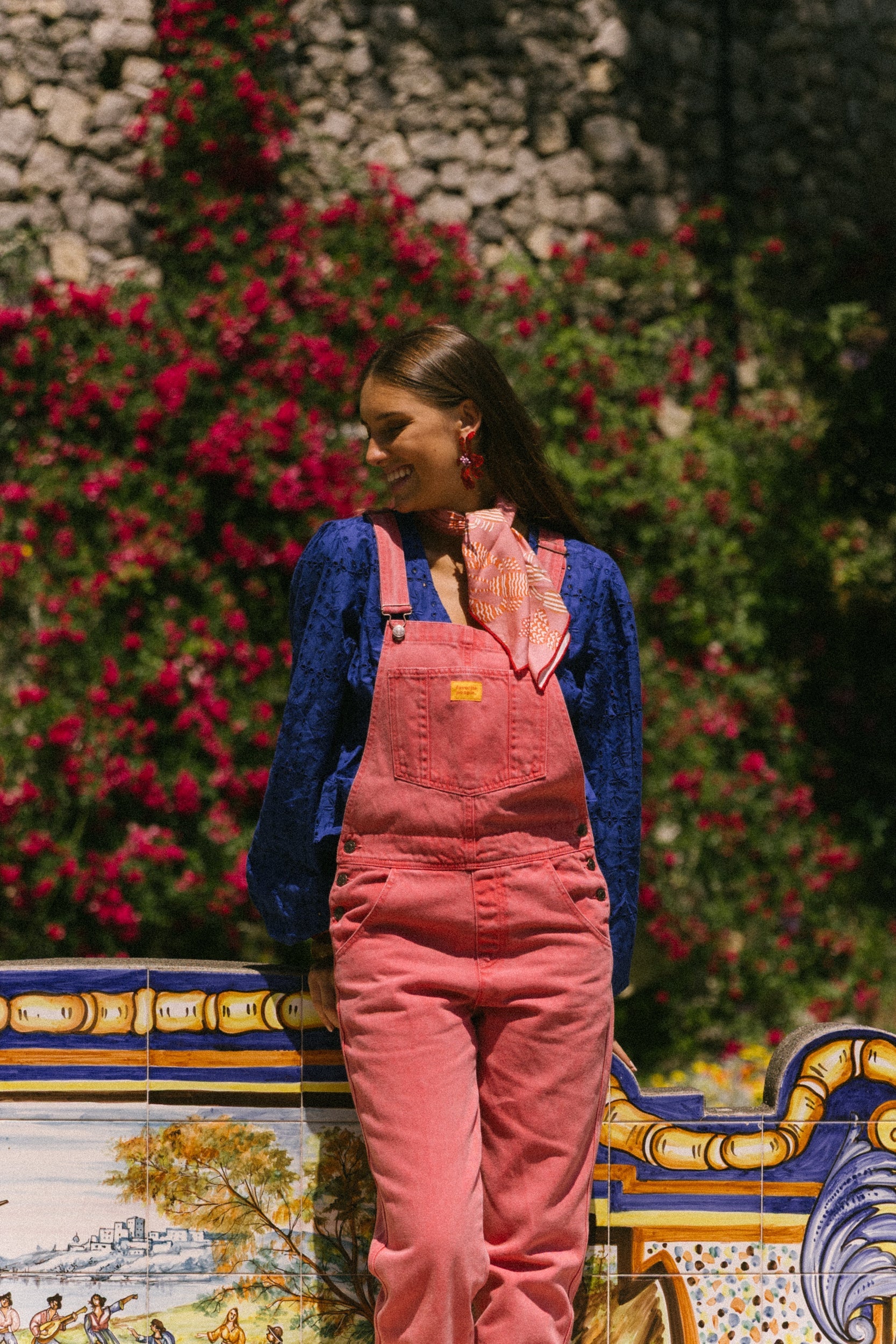 LATZHOSE CHERRY TOMATO | MAMA | vintage rot