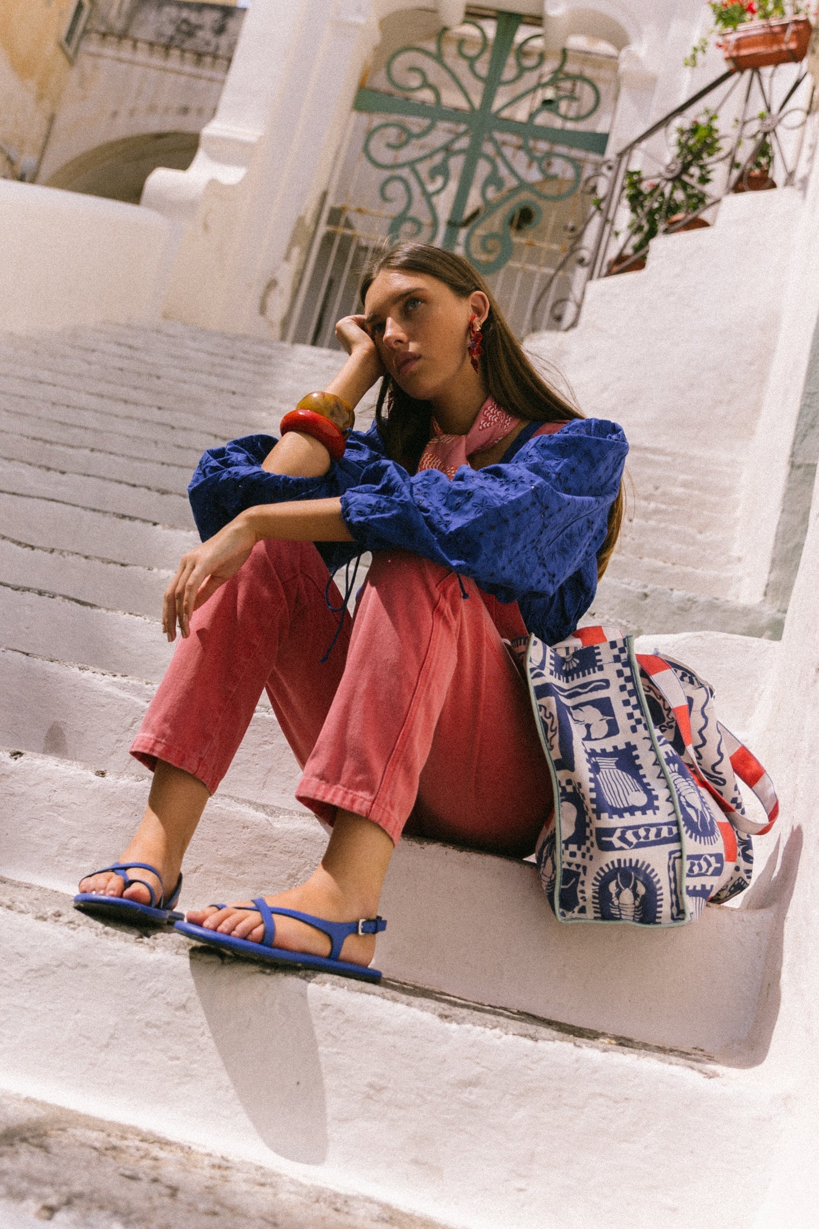 LATZHOSE CHERRY TOMATO | MAMA | vintage rot