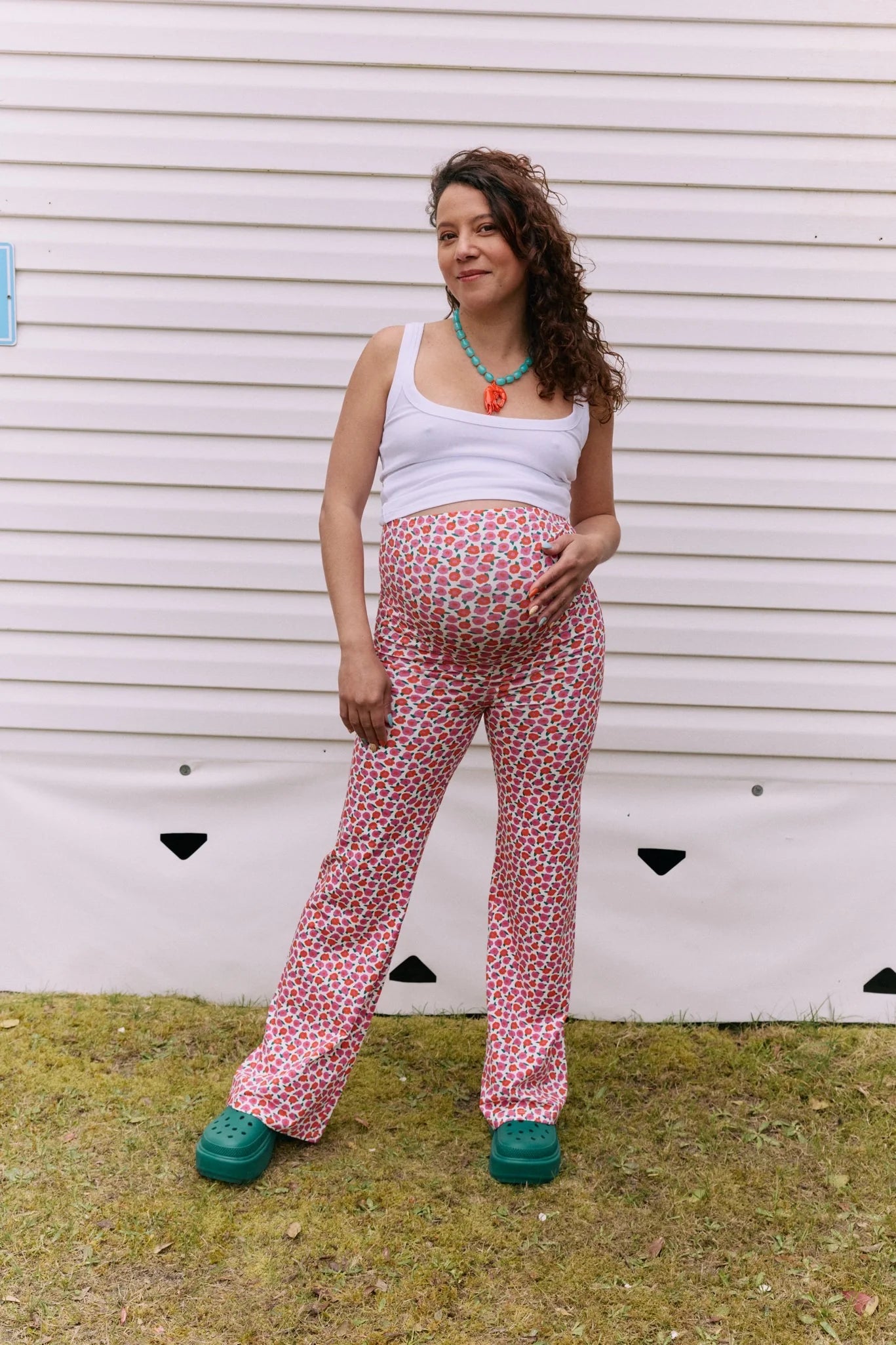 FLARED SCHWANGERSCHAFTSLEGGINGS | spring flow'her