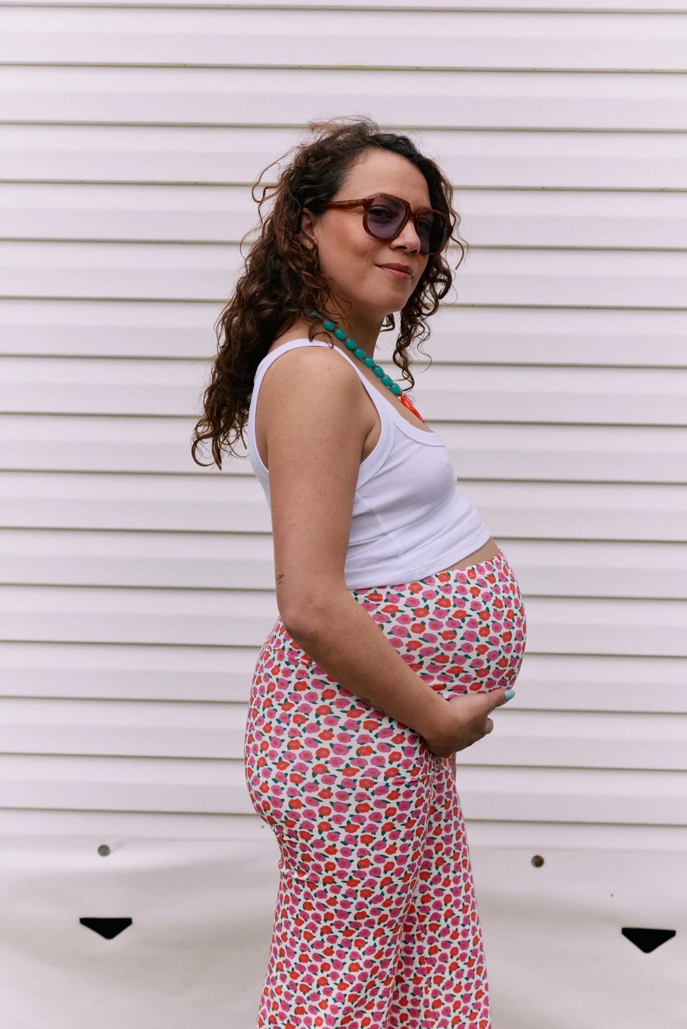 FLARED SCHWANGERSCHAFTSLEGGINGS | spring flow'her