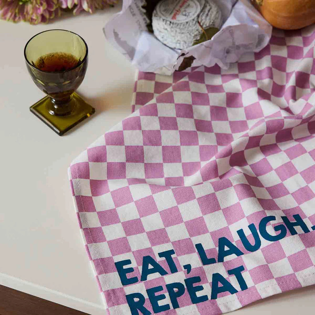 STOFFSERVIETTE | Eat, Laugh, Repeat