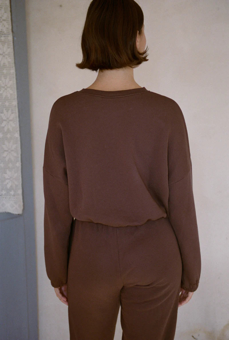 SWEATSHIRT | JUNKO | mocca