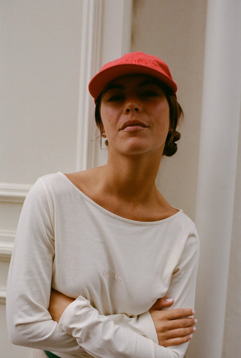 LANGARMSHIRT MIT U-BOOT-AUSSCHNITT | NÉNÉS | crème