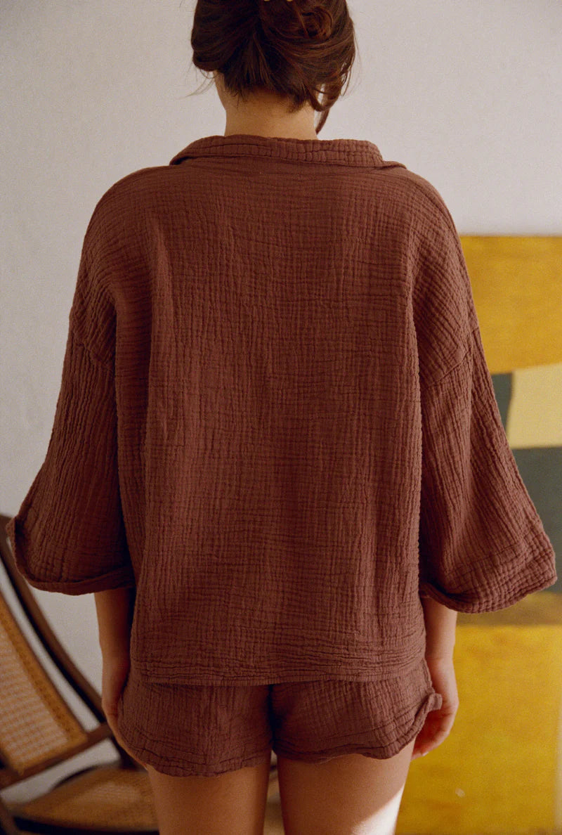 MARRA SHIRT | cocoa