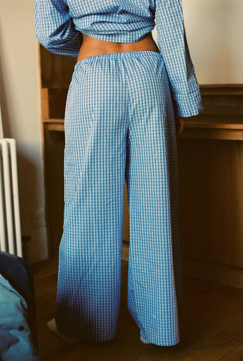 PRE-ORDER: KARIERTE HOSE AUS BAUMWOLLE