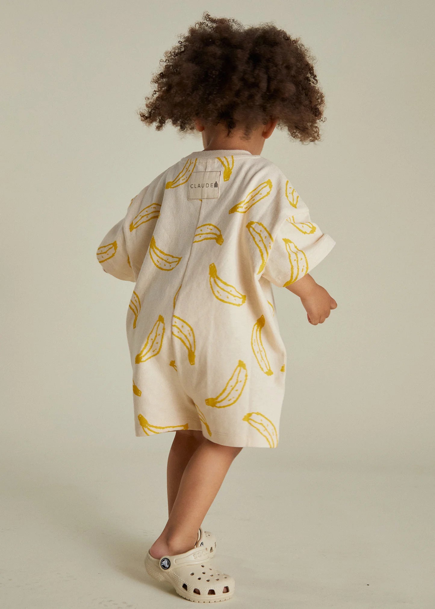 ROMPER MIT BANANENPRINT