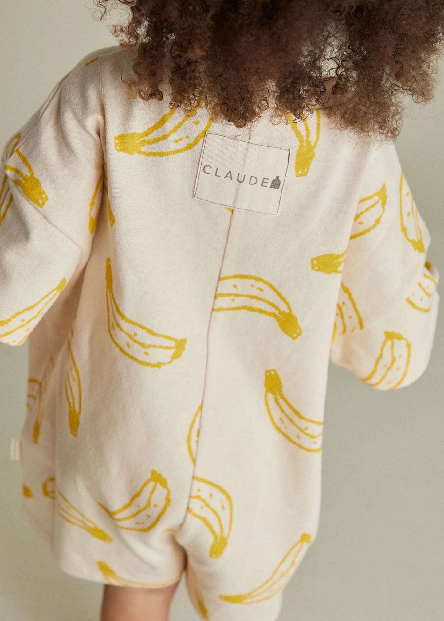 ROMPER MIT BANANENPRINT