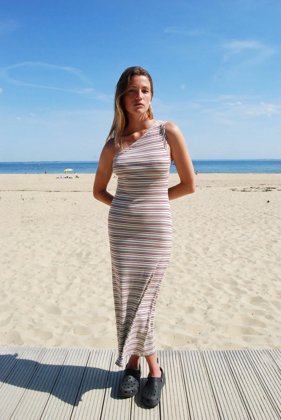 GERIPPTES KLEID | FÜR SCHWANGERSCHAFT & BEYOND | gestreift